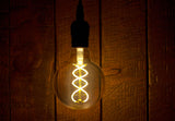 LED G30 2200K Vintage Double Helix Filament Bulb