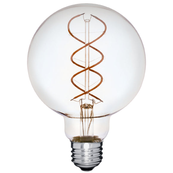 LED G30 2700K Vintage Double Helix Filament Bulb