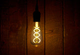 LED ST19 2200K Vintage Double Helix Filament Bulb