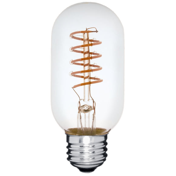 LED T14 3000K Vintage Spiral Filament Bulb